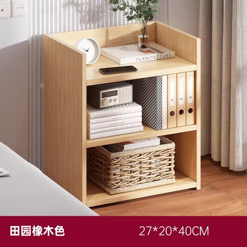 Taberna de cabecera moderna y simple dormitorio pierna de madera maciza pequeño armario armario de almacenamiento simple estante de cabecera