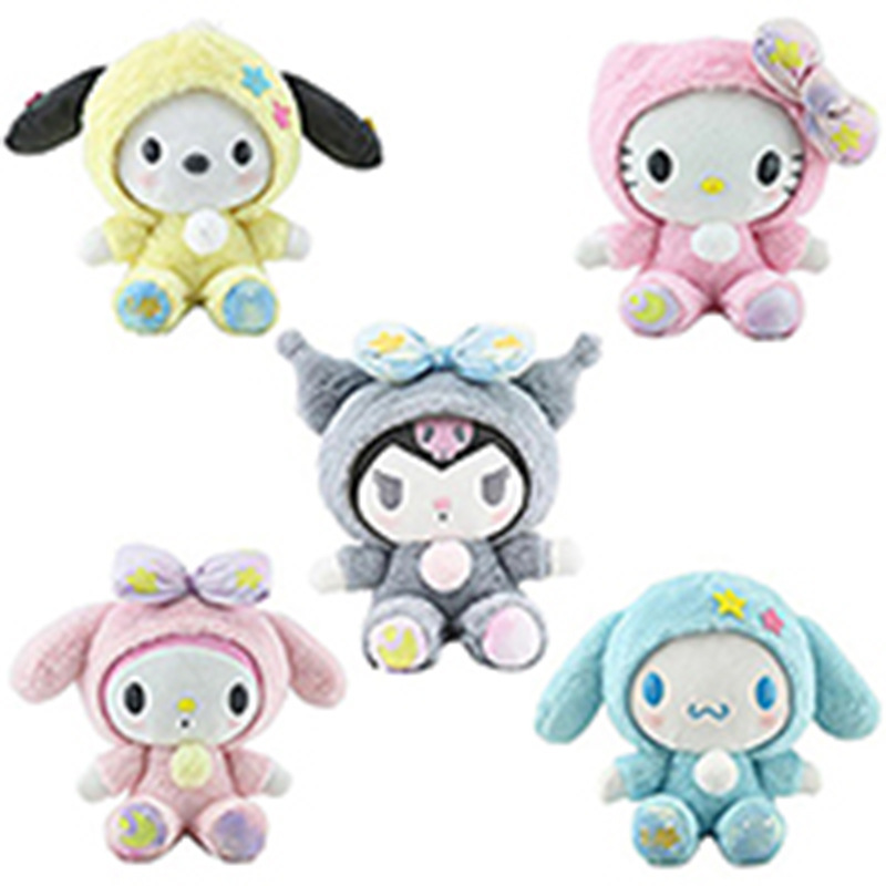 新しいかわいいクリエイティブ絞り染めクロミ人形ドリームスターパジャマメロディーぬいぐるみ|undefined