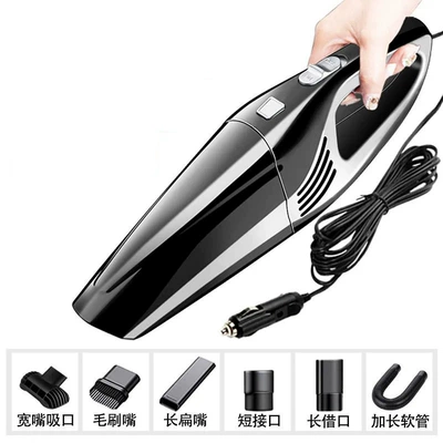 Car portable vacuum cleaner car household high-power large suction hand-held mini vacuum cleaner (Tozsoranlar) - wired-car-models