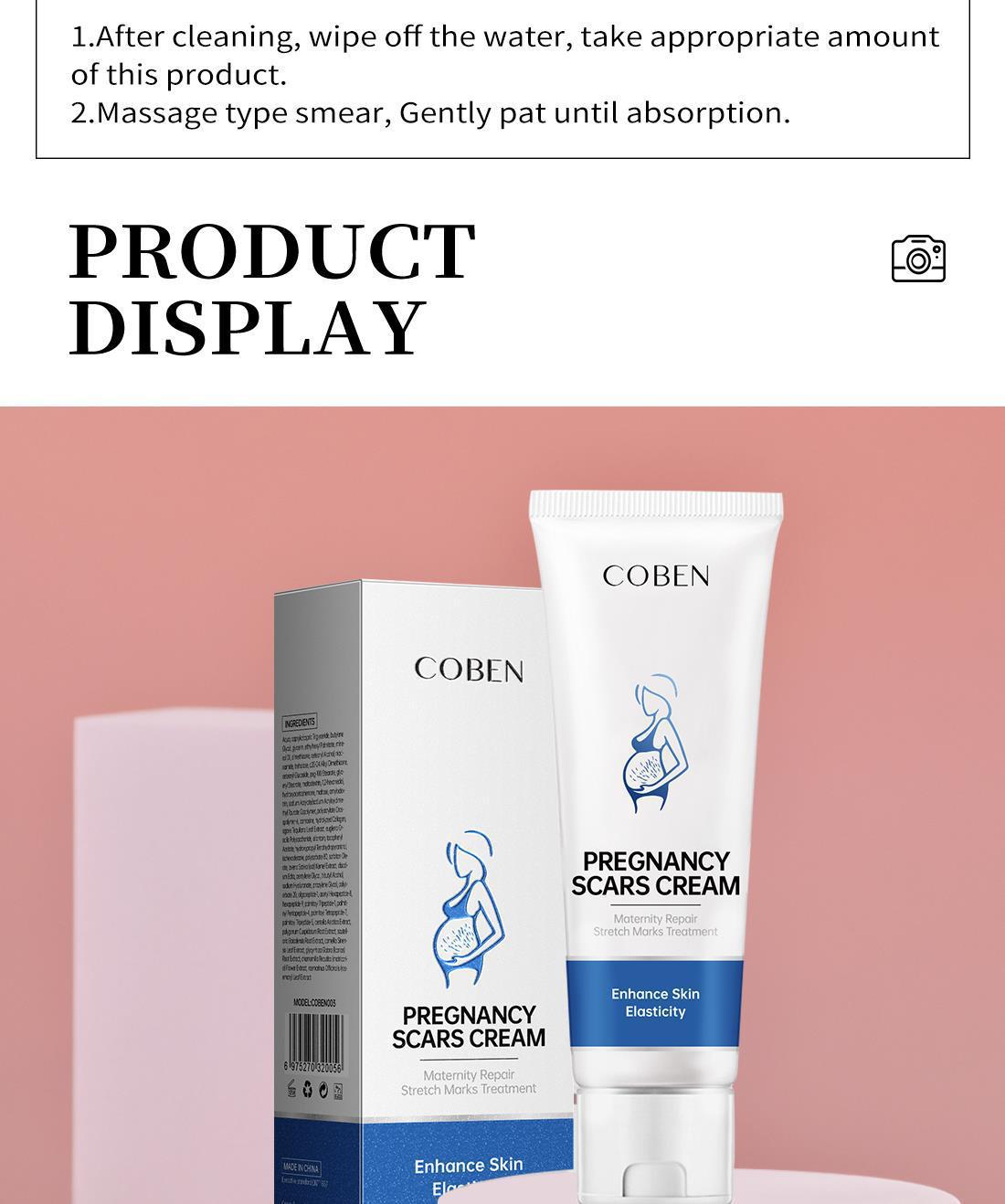 Crema reparadora de estrías para cuello COBEN_voghion.com