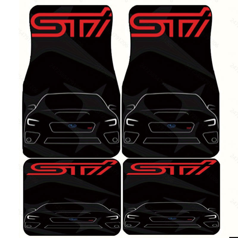TEMU retro estilo nórdico alfombra de pie de coche alfombra de cuatro piezas tapete resistente a las manchas almohadilla de pie Amazon TEMU al por mayor