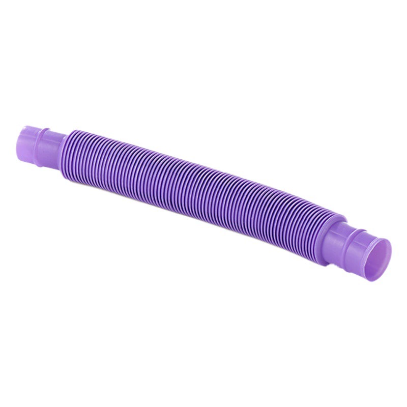 Оптовая Продажа с фабрики детская декомпрессионная игрушка телескопическая трубка PE игрушка сильфон DIY сенсорная цветная Эластичная Трубка игрушка