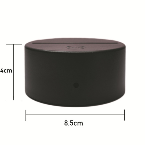 Cross-border exclusive 3D night light base with cracks UFO colorful base crystal acrylic ornament LED multiple bases