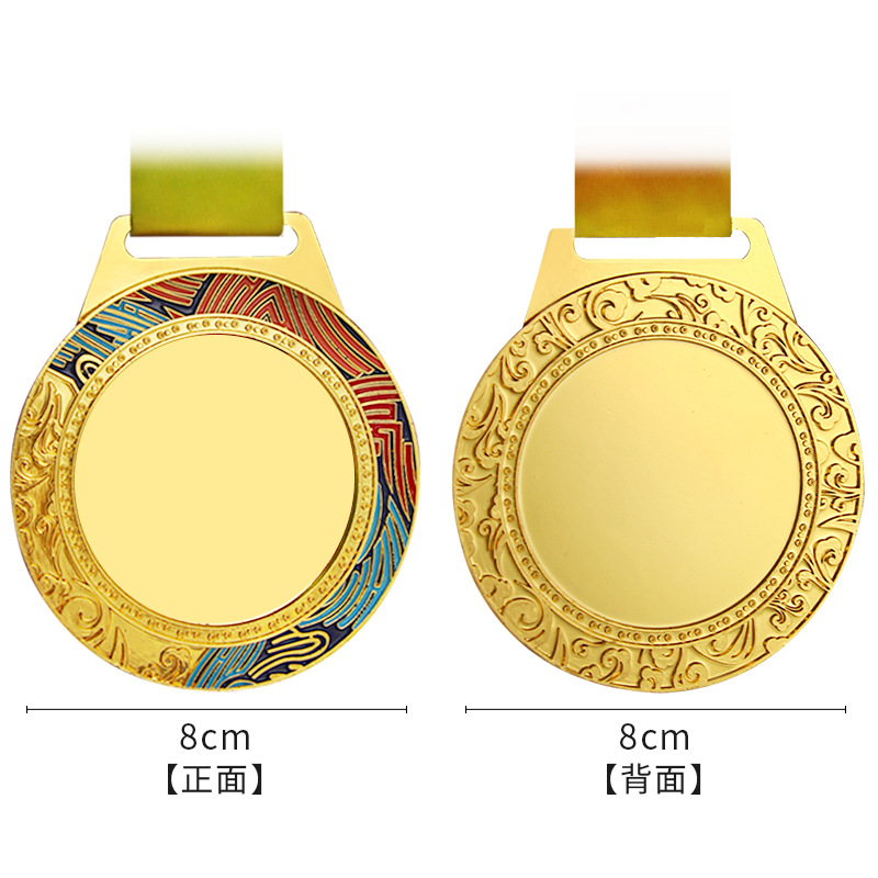 Medalla de metal Maratón Fútbol Baloncesto Juegos Juegos