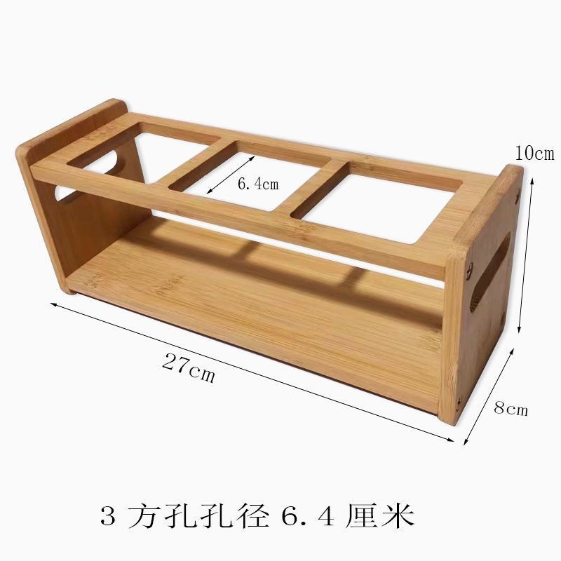 3 square holes 6.4 hole diameter