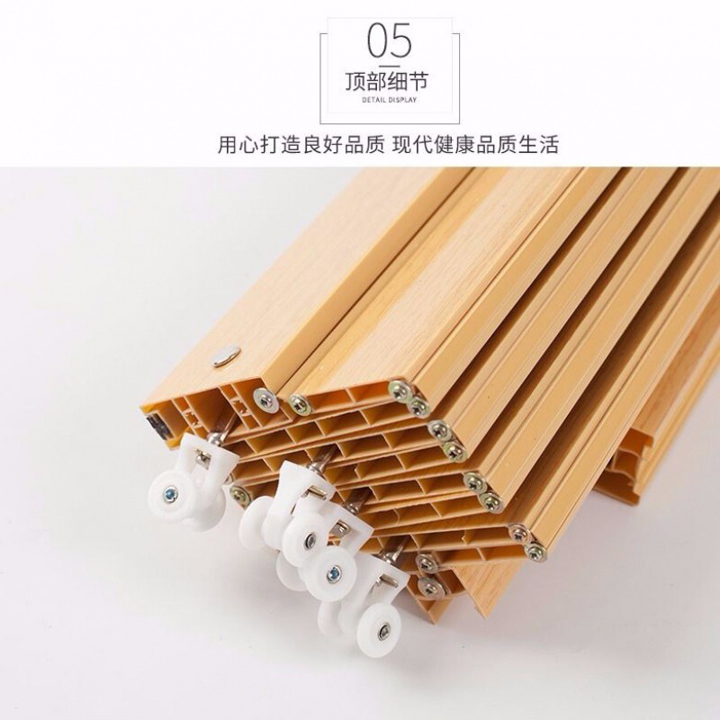 Folding door PVC sliding door bathroom door bedroom partition door shop simple door toilet sliding door kitchen door insulation