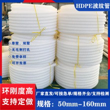 隧道排水盲管铁路用排碱排盐管单壁波纹盘管HDPE双壁打孔波纹管