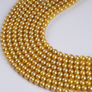 �T����Ȼ��ˮ���鴮��6-6.5mm�A�������ɫdiy�Ʒ����F؛���l