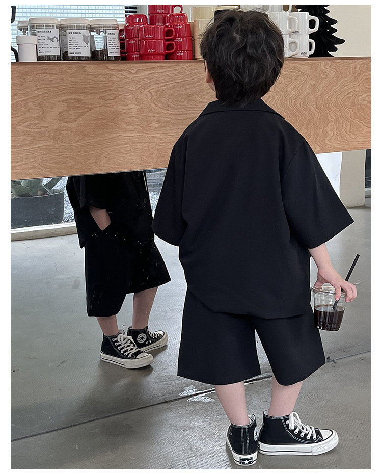 Summer Clothing Set For Boys Stylish Thin Outfit For Children_voghion.com