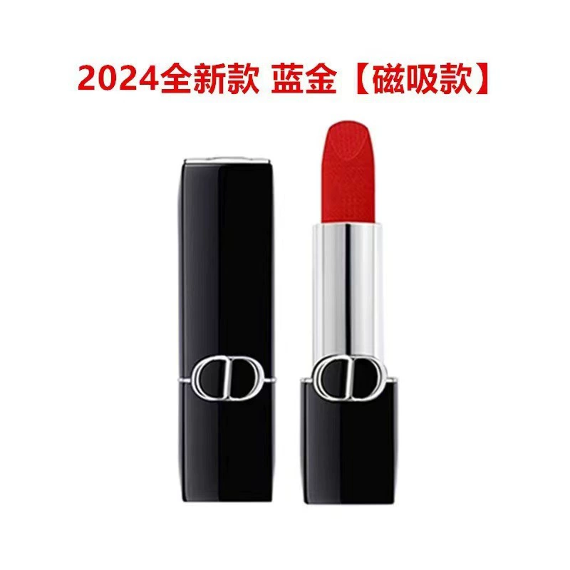 Официальная подлинная помада Dioyafe Flame Blue Gold Lipstick Lipstick 999 Matte 100 увлажняющая 720 Velvet 001