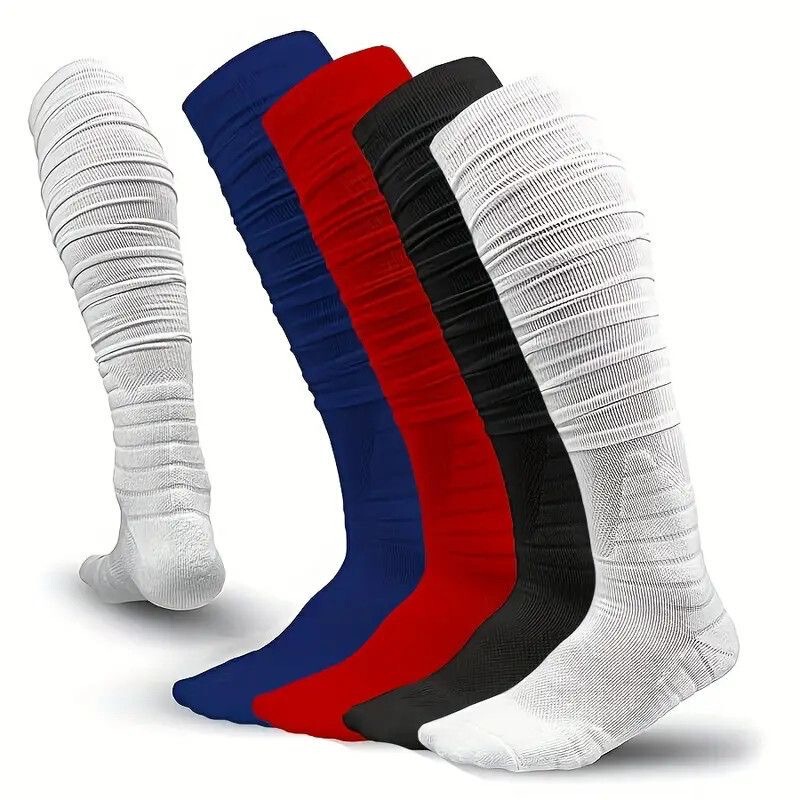 Cross-Border Men's Rugby Socks, Extra-Long Stacked Socks, Thickened High-Tube Non-Slip Towel Bottom Football Socks Wholesale Cross-Border Men's Rugby Socks, Extra-Long Stacked Socks, Thickened High-Tube Non-Slip Towel Bottom Football Socks Wholesale
