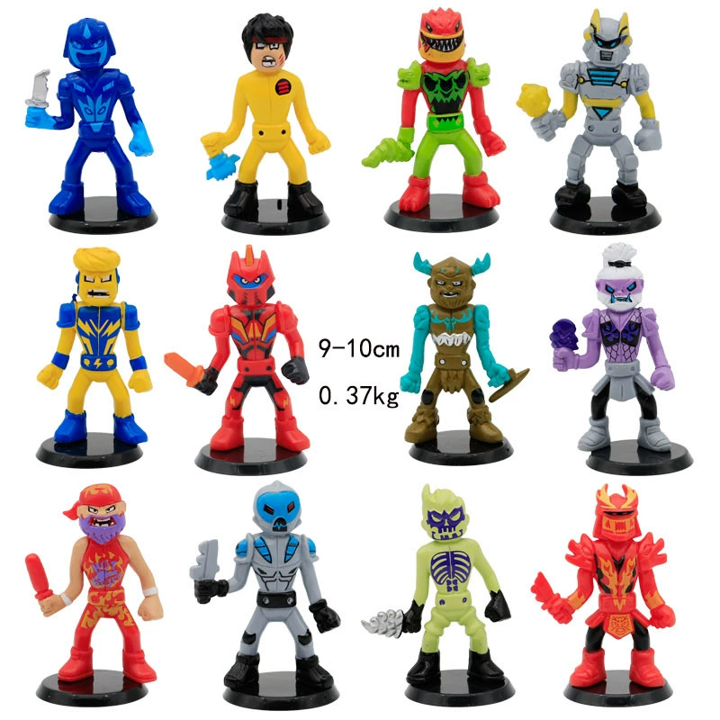 Граница 4-дюймовый Thunder Heat Fighting Handle 12 Метры Fighting Doll Peripheral Game Model cake baking display