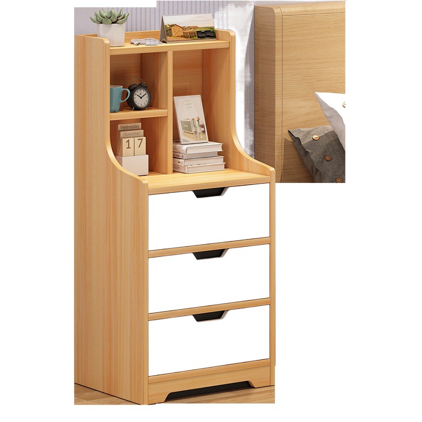 Gabinete de almacenamiento de mesita de noche simple gabinete de almacenamiento de dormitorio moderno gabinete de almacenamiento multifuncional nórdico mesita de noche simple gabinete pequeño