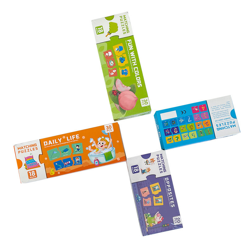 Lógica a juego rompecabezas cognitivo juego rompecabezas digital positivo y antónimo educación infantil rompecabezas eliminación juguete