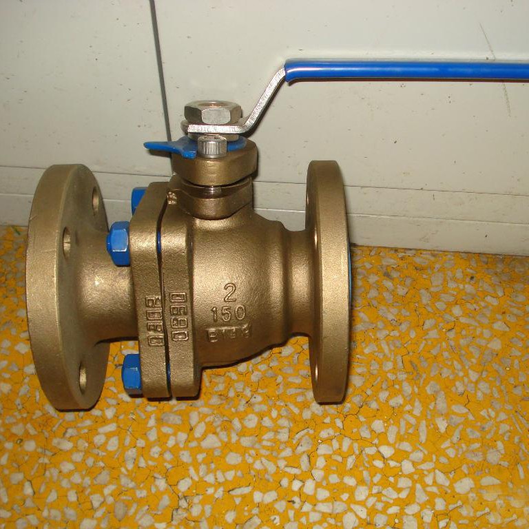 Q41F青铜法兰球阀C95800