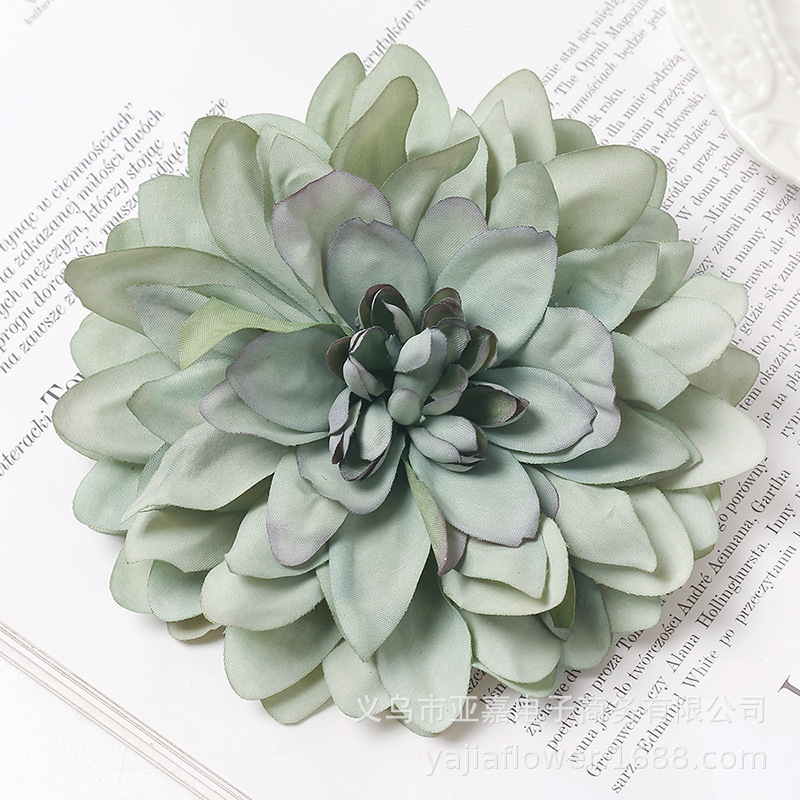 新しいスタイルのダリアの花のシミュレーションの菊の頭diyの胸の花の帽子のシミュレーションの花の結婚式の装飾の卸売の造花|undefined