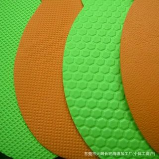 工厂定做EVA一次性环保拖鞋底 高发泡透气吸汗鞋垫 彩色片材批发