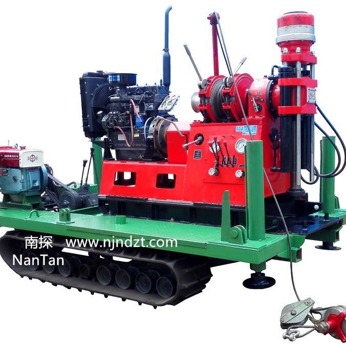 南探牌LP-6T-01型配套深孔钻机履带底盘及人字形钻塔总成履带钻机