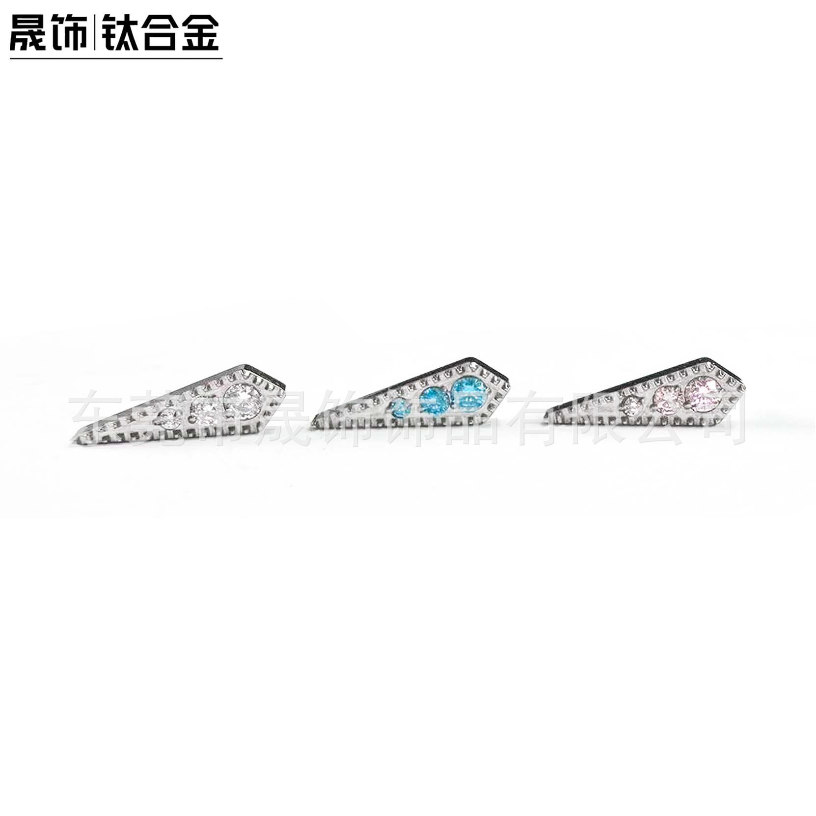 F136 Titanium 菱 Ear Stud Studded 5A Cubic Zirconia Labret Stud G23 Implant Grade Titanium 人体 Piercing Jewelry Helix Cartilage Stud