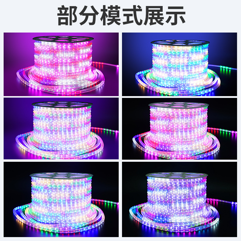 Linterna de carreras de caballos de streamer colorido 220V agua al aire libre agua agua de neón mercado nocturno letrero de puerta tira de linterna led