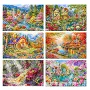 景色手工5d钻石风景画