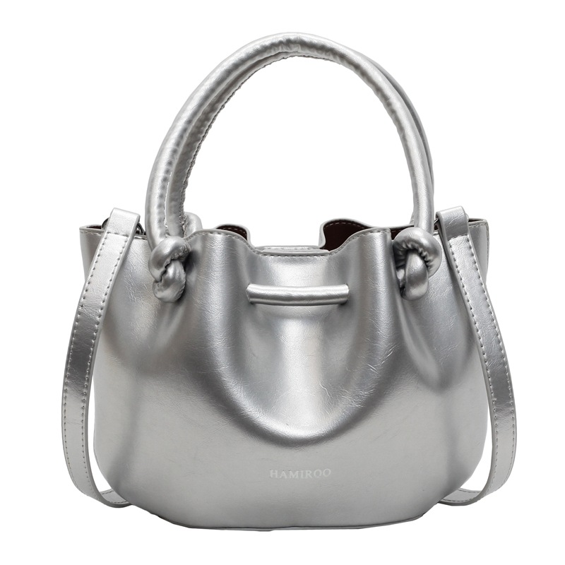 Nube plegada hija bolso de balde para mujeres 2025 nueva moda versátil bolso de hombro transfronterizo bolso de mano para mujeres