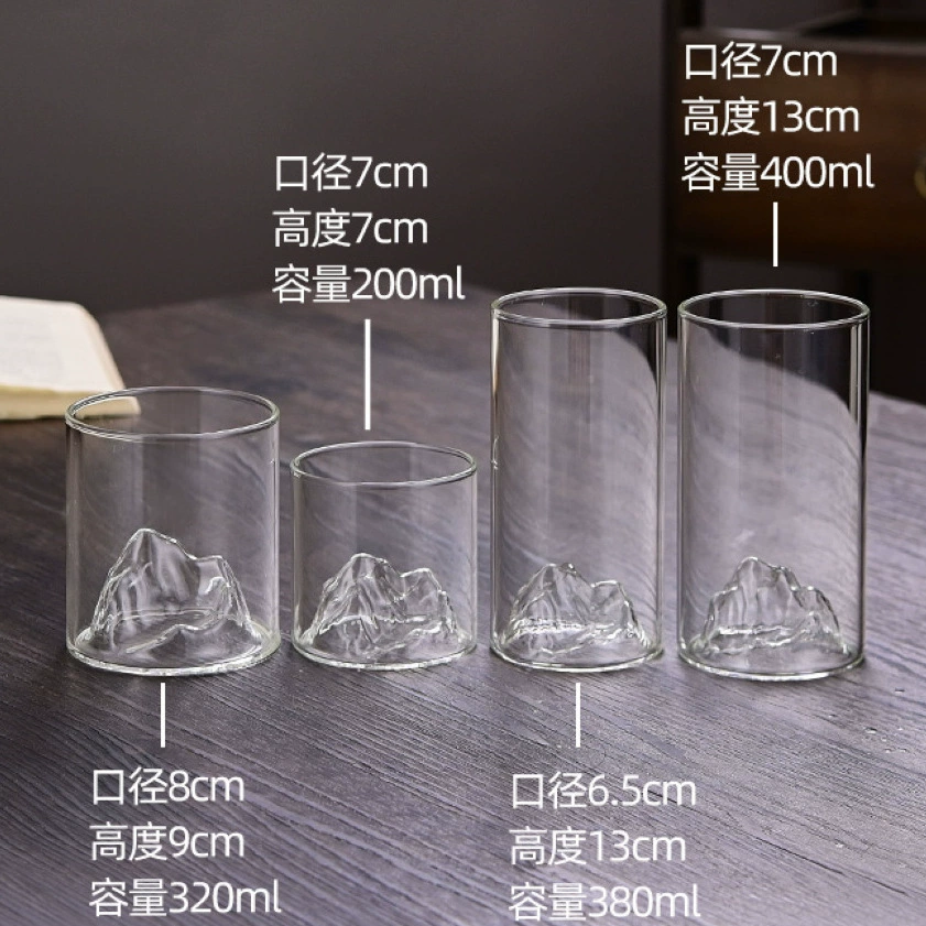 Glass creative wineglass for whiskey