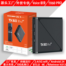 TX60 PRO跨境专供安卓电视机顶盒全志h313外贸tv box5G网络播放器