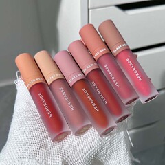HERORANGE~Velvet lip glaze matte matte whitening lipstick mud waterproof long-lasting and not easy to stick to the cup affordable lip gloss