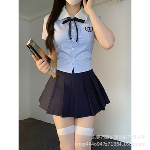 Jk Uniform Girly Style Sweet Girl Style Fashion Suit Sexy Short Skirt Preppy Style Jk Uniform Small Fresh