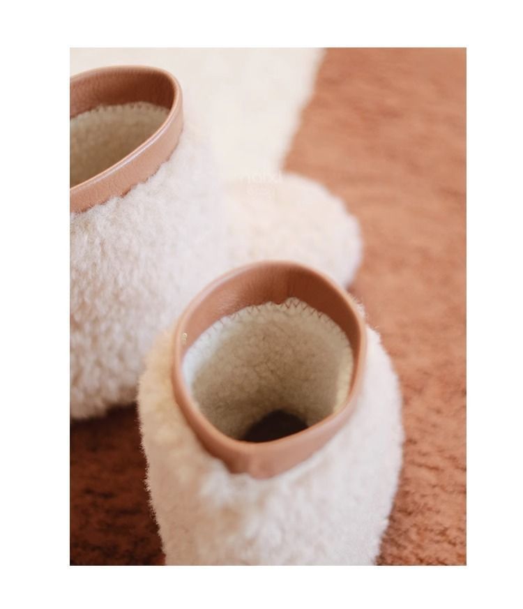 Kids' shoes Cute Furry Boots Winter Furry Snow Boots Plus Velvet Short Boots Versatile Mid Tube Warm Boots_voghion.com