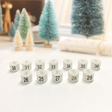 裤子尺码扣黑色彩色数字号码标衣服衣架服装粒分码圆形服饰尺码圈