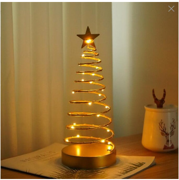 Transfronteriza árbol de Navidad Luz Decoración modelado luz vacaciones atmósfera estrella luz habitación decoración hierro noche Luz