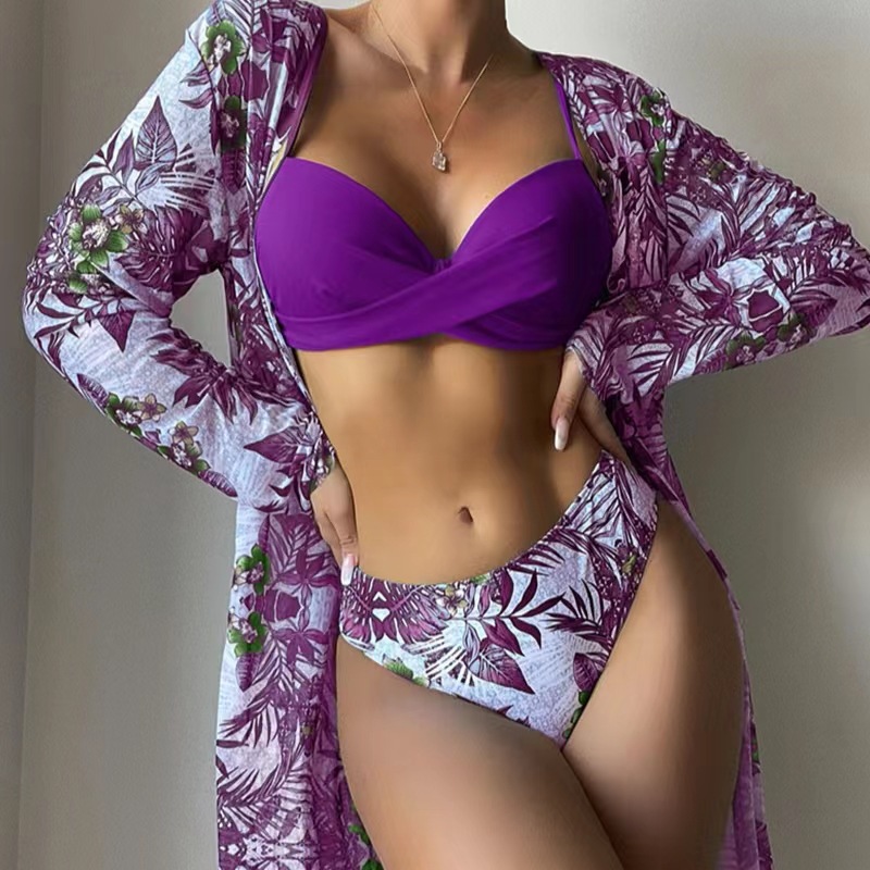 Ditsy Floral Bikinis Polyester Swimwear display picture 13