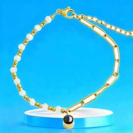看跨境热销100种语言我爱你钛钢投影手链小清新简约手饰图片定 制