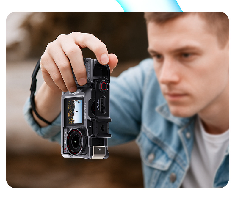 aMagisn Handle Grip Xplorer Kit For Insta360 AcePro2/DJI Action