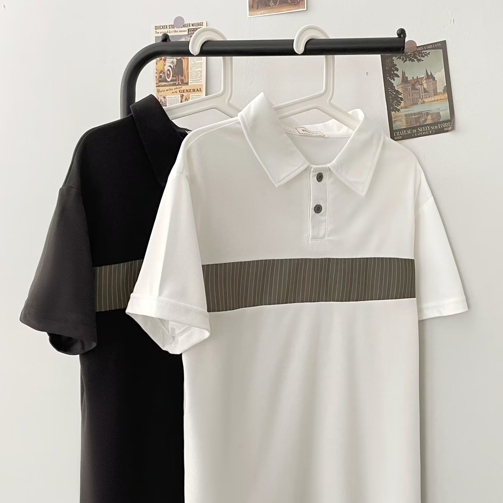 2024 verano nuevo polo de manga corta Douyin transmisión en vivo Taobao Pinduoduo artículos calientes suficiente suministro a largo plazo