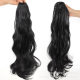 Pony Tail Wig Women's Long Hair Grasping Clip High Pony Tail Strap Large Wave Natural Simulation Hair Long Curly Hair Fake Pony Tail