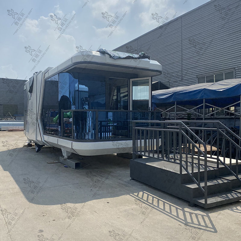 WELLV característico lugar escénico B & B camping tema móvil cielo estrellado habitación interior Tapa dura configuración baño ducha