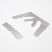 牙科 颌平面板 导板 不锈钢咬合板 咬合平面导板