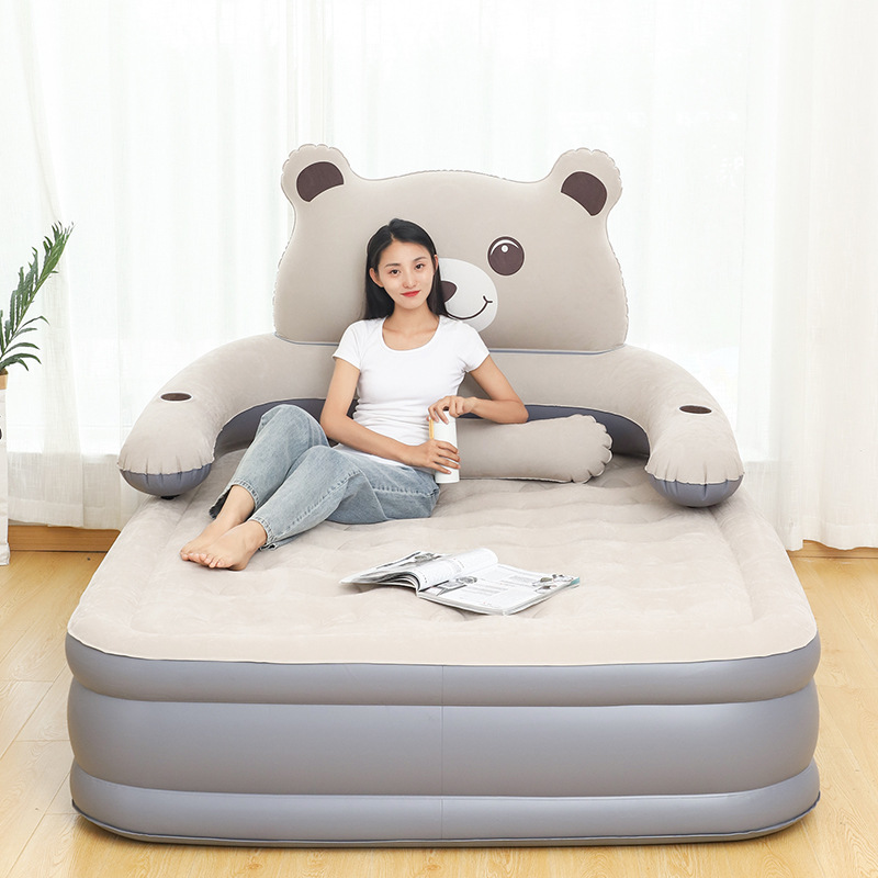 inflation mattress Hard floors Lazy man household Double air cushion sheet Gassing Folding bed Single increase in height thickening