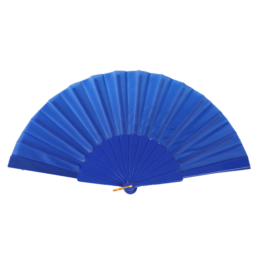 Fabricante Tai Chi Kung Fu Fan Plaza Artes marciales Performance Ventilador plegable de plástico Ventilador de viento chino rojo