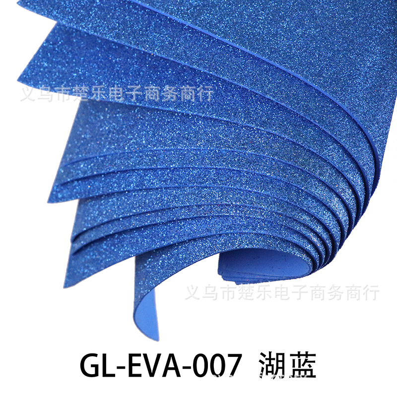 A4/A3/50x70 fábrica al por mayor Eva oro polvo esponja papel 2mm kindergarten DIY papel hecho a mano sin pegamento