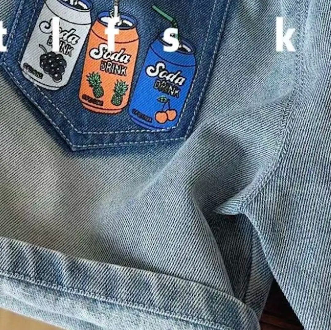 어린이 데님 바지 2024 여름 새 소년 한국 캐주얼 반바지  느슨한 올 매치 바지