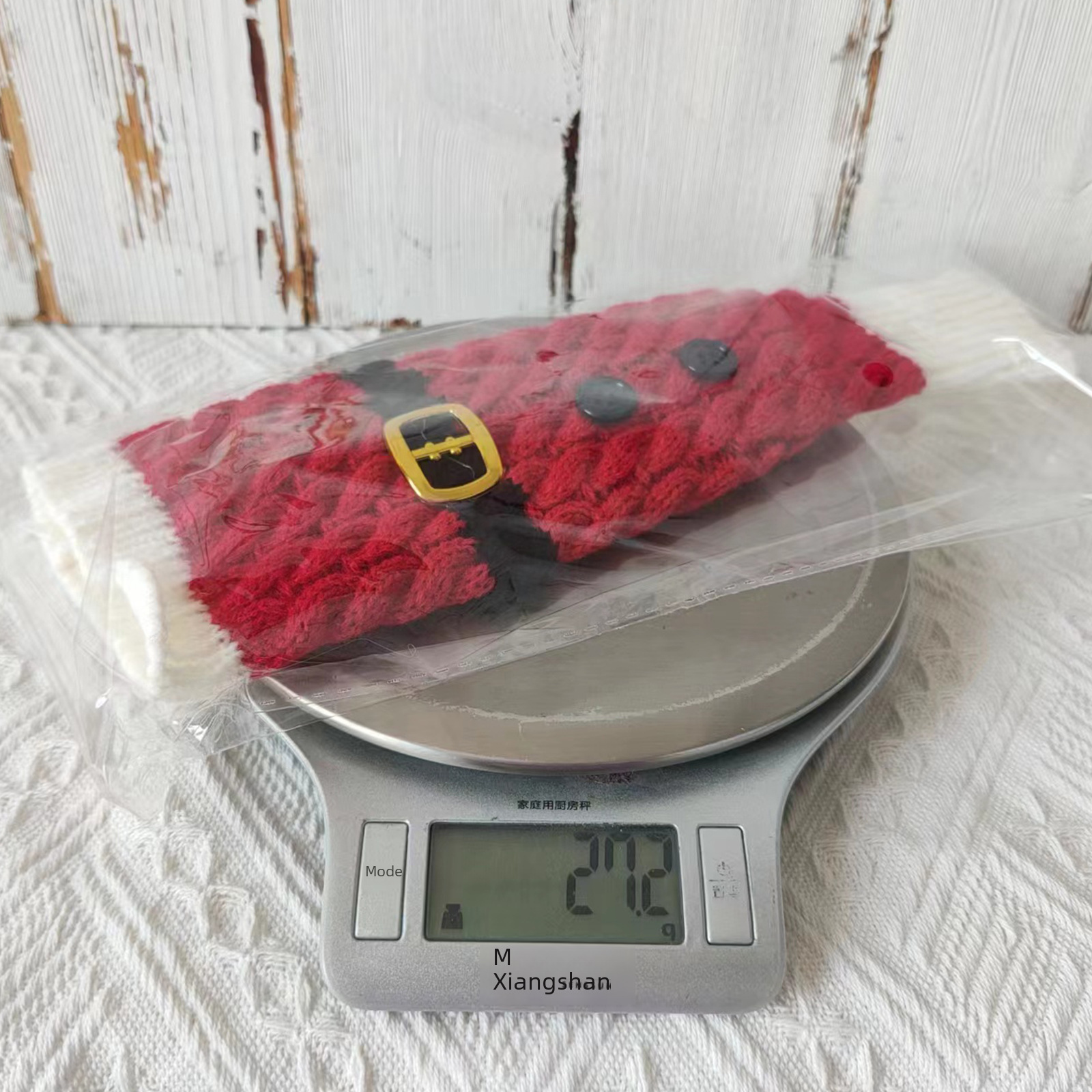 Haobei Weihnachtsdekoration liefert Weihnachtsgestrickte Weinflaschenhülle Rotweinhülle Restaurantdekoration Dekorative Weinflaschen-Kleiderhülle_voghion.com