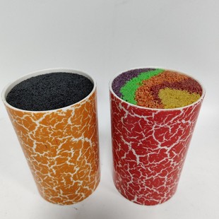 Heat Transfer Printed Leopard Print Plastic Universal Knife Holder Knife Block Knife Holder Knife Tool for Home Use, Convenient and Attractive
