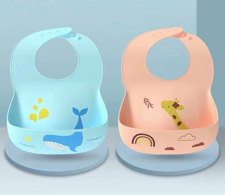 长颈鹿硅胶围兜