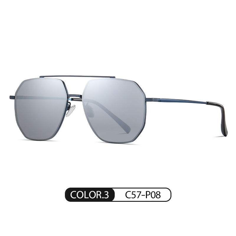 JS8536 TikTok Live Fashion sunglasses Loyishi mismo nylon polarizado que cambia de color gafas de sol conducción