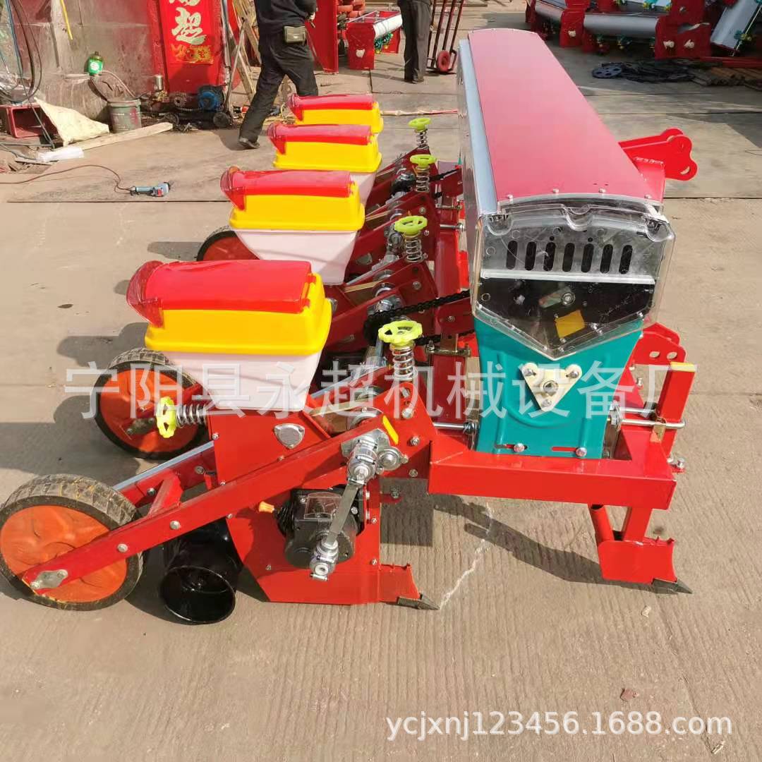 大豆种植机械多行可定制四轮拖拉机带玉米悬浮腿精播机种肥同施