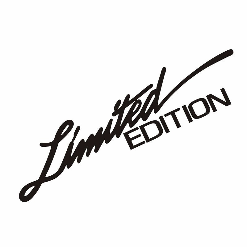 外贸汽车LIMITED EDITION 镭射反光贴电动摩托车英文字母贴装饰贴|undefined